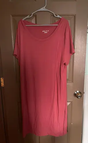 Ava & Viv Size 2X T-Shirt Dress