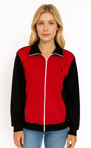 Vintage 90s Red & Black Track Jacket Size XL