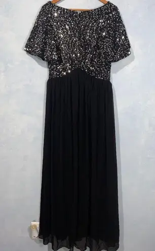 Black & Silver Sequins A