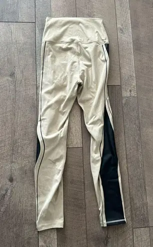 We Wore What Ultra High Rise Legging in Pale Khaki & Black