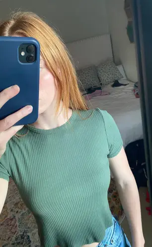 Top shop Ribbed Crop Top