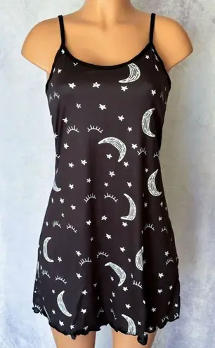 Boutique Black, Nighttime Graphic, Pajama Gown