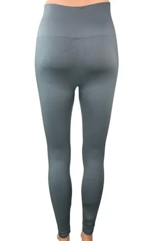 Set Active Women's Gray Blue Mid Rise Athletic Workout Yoga Leggings Pants XS
