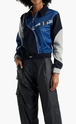 Ganni x Ahluwalia Cloudburst Colorblock Track Jacket size 42 US size 12 M-L-XL