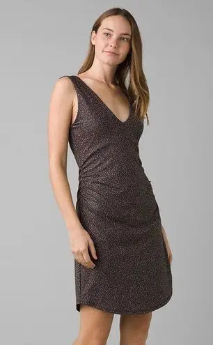 prAna PEARL ISLA DRESS DEEP PINE SPOTS size large