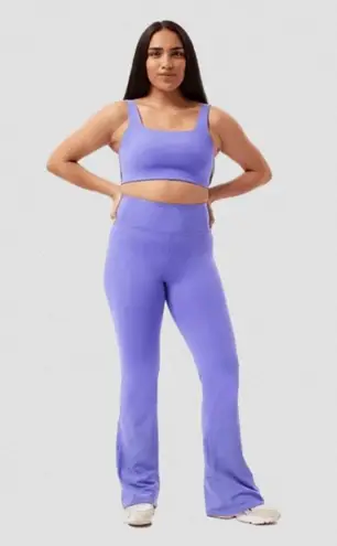 Girlfriend Collective 💕💕 Compressive Flare Legging Wild Iris Purple Large L NWT