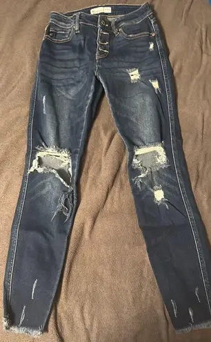 KanCan USA Skinny Jeans Ripped Knee