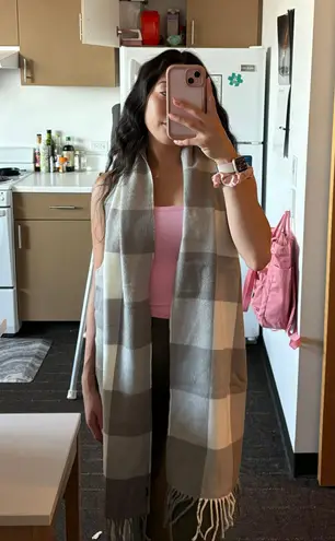 Victoria's Secret Plaid Scarf - Image 1