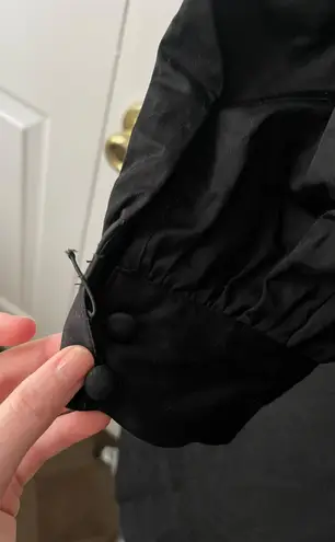 Danielle Bernstein Black tuxedo mini dress