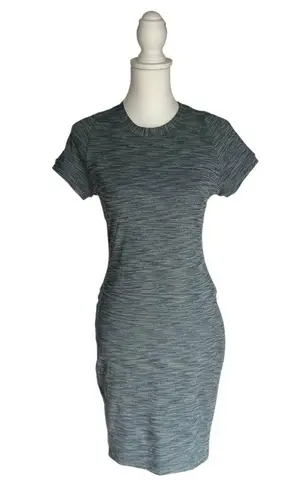 Lululemon  & Go Where-To Dress 6 Heathered Dark Fuel  Wiggle T shirt Green teal