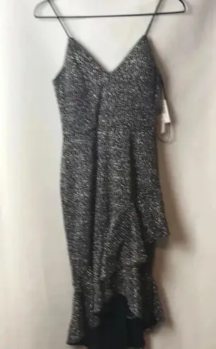 Giani Bernini NWT GIANNI BINI SZ 1 BKL SILVER METALLIC DRESS