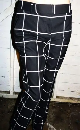 Express Black White Checkerboard Pants 4