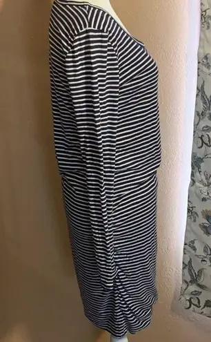 Gap  Maternity Long Sleeve Striped T-Shirt Dress Size Small