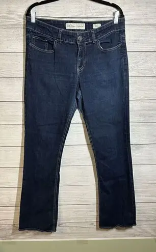 BKE Denim Dakota Bootcut Jeans Dark Wash Blue Stretch Women's Size 31 Long