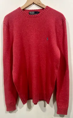 Polo Vintage Ralph Lauren Crewneck Sweater Pink Preppycore
