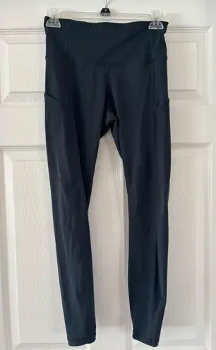 CRZ Yoga Woman’s Navy Workout Leggings - Size Small