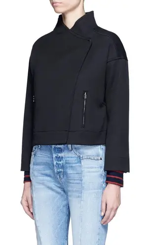 Elizabeth and James women’s Kellan collar black biker jacket size small S