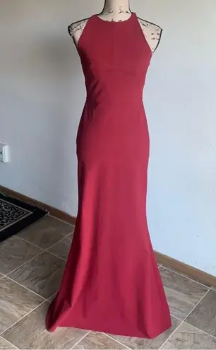 Jill Stuart JILL Cut Out Back Formal Floor Length Gown Sz 2