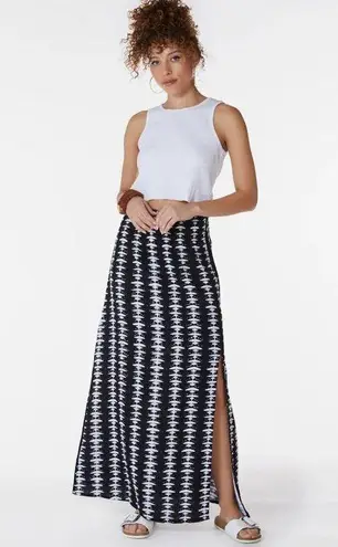 Bobi NWT! Los Angeles Maxi Smocked Skirt with Slit - Size Large