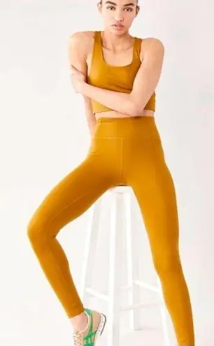 Girlfriend Collective Compressive High Rise Full Length Legging in Saddle XXS