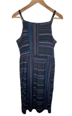 BCBGeneration COPY - BCBG Generation Stripe Midi Dress Multicolor Size Medium EUC