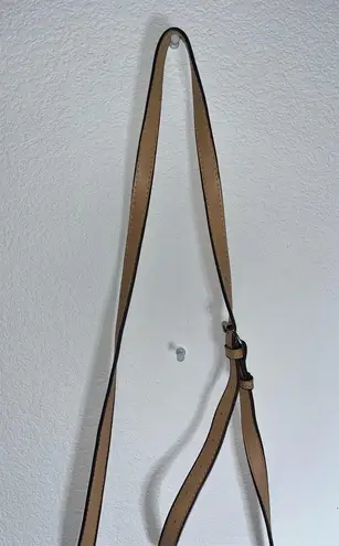 Mondani New York Rainbow Watercolor Floral Print Crossbody Purse Adjustable Bag Pink