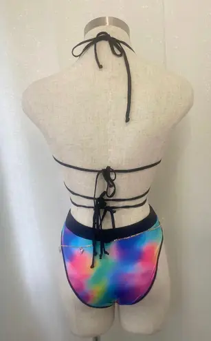 Tie Dye Strappy Rave Festival Set (Small/medium)