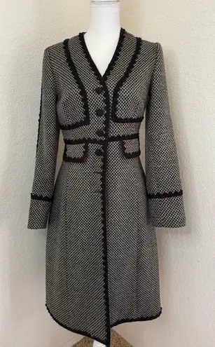 Tracy Reese Fitted Wool Coat Anthropologie size 8