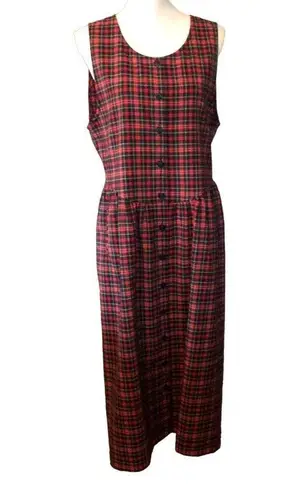 Pendleton Vintage Dress Womens L? Used Plaid Sleeveless