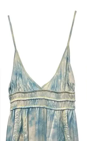 Urban Outfitters Out From Under Women’s Small  Sleevless Pant Jumpsuit Blue Tie Dye Jumper Cargo