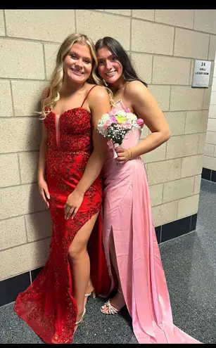 Red Prom Dress Size 10