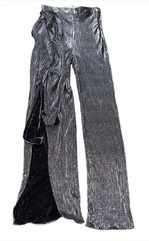 ZARA sparkly wrap front pants Size XS