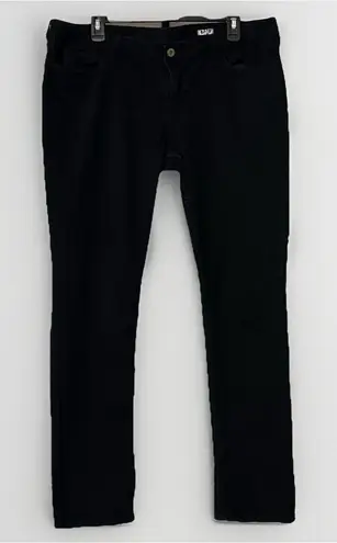 Arizona Jeans Emo Whimsigoth Black Straight Skinny Jeans Stretch Juniors Size 17