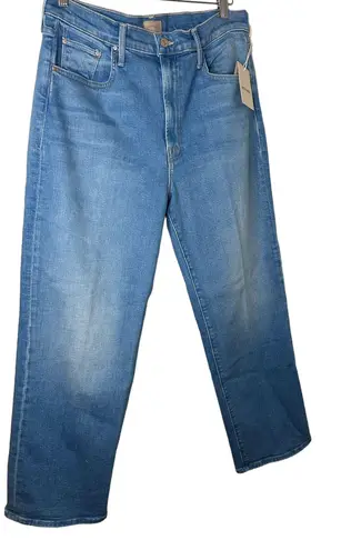 MOTHER Denim NWT Mother The Rambler Zip Ankle Jeans Wash Going Dutch Size 33