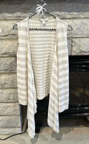 Coldwater Creek sweater vest neutral high low size large