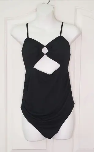 NWOT Summer Mac Swimsuit One Piece Black Size M