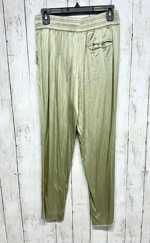 Massimo Dutti Pants Women Size 6 Elastic Waisted Wide Leg Viscose Pocket Casual