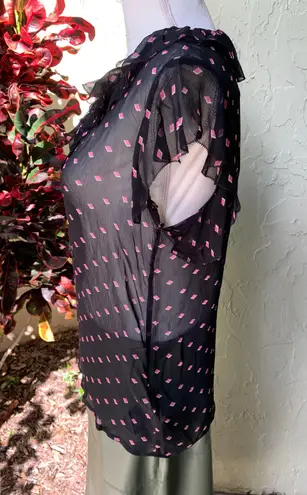 Levete Room LEVATE ROOM Chiffon Sheer Blouse