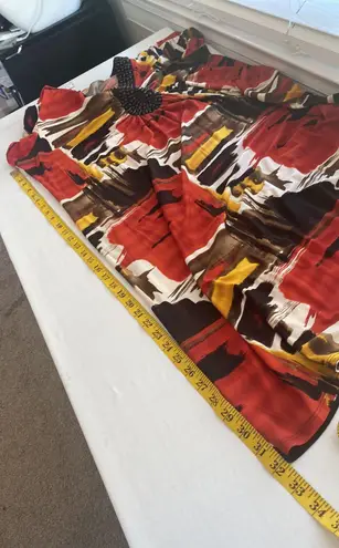 Ashley Stewart dress deep V-neckline w/heavy beadwork below knee size 18/20 NWT