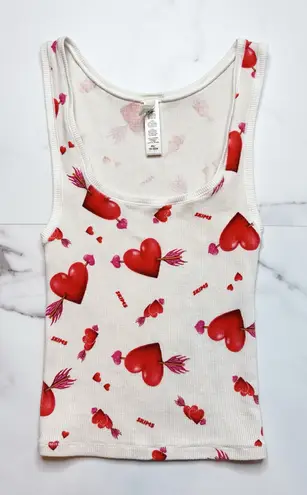 SKIMS Cotton Rib Heart & Arrow Tank Top