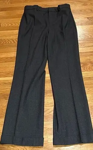 Ralph Lauren  Women’s Wool Blend Gray Cuffed Trouser Pants Size 2