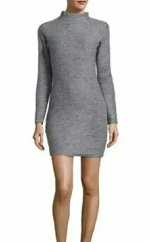 New Womens L NWT Christina Karin Designer Gray Dress Long Sleeves Warm Sweater Size L