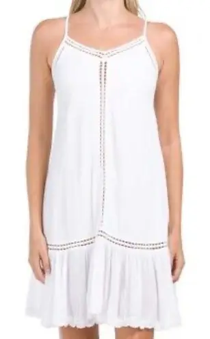 Cupcakes and Cashmere White Smocked Insert Dress Women’s Small