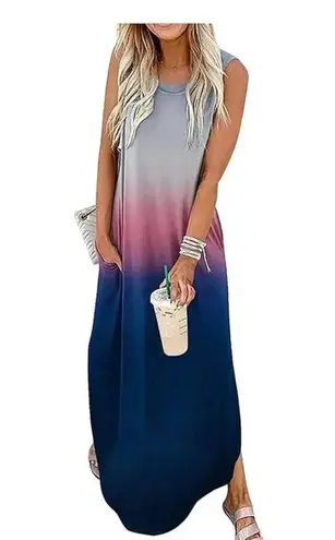 NWT Chunt Anran women’s maxi Hawaii sun dress size 2XL