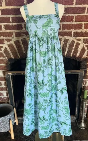 Cider NWT blue green maxi dress