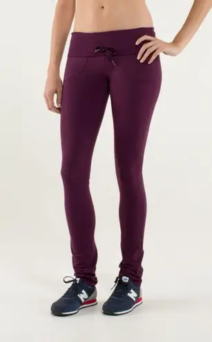 Lululemon  Skinny Will Pant Bordeaux Drama Size 12