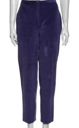 Piazza Sempione Purple Corduroy Straight Leg Pants
