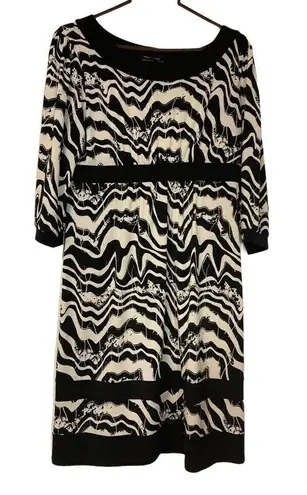 Max and Cleo MAX and CLEO, women’s Dress,Sz M, Black and ivory