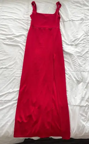 Nasty Gal Red Midi Dress