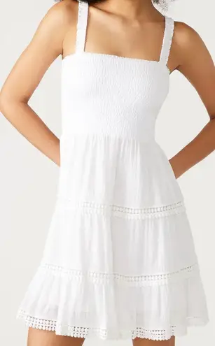 Steve Madden White Tiered Sundress 